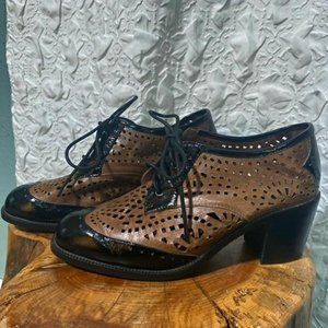 Jeffrey Campbell "VINTAGE" Women's Black and Brown Oxfords